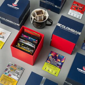Rainbow Box - 15 Different Colombian Coffee Sachets